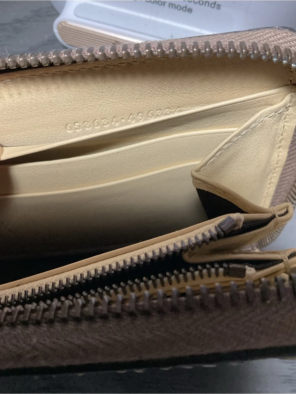 Gucci Cream Wallet Bamboo 1947 Python Zip Around - Picture 12 of 12